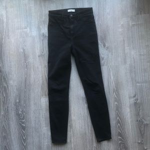 Abercrombie & Fitch black super skinny jeans